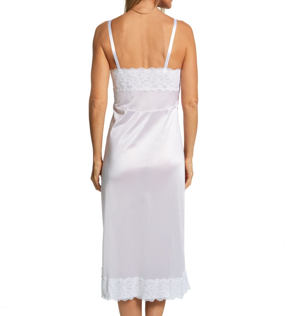 Plus Size Full Slip with Wide Lace-bs