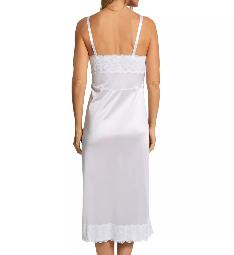 Full Slip With Wide lace White 34