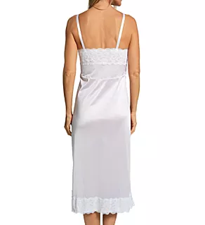 Full Slip With Wide lace White 34
