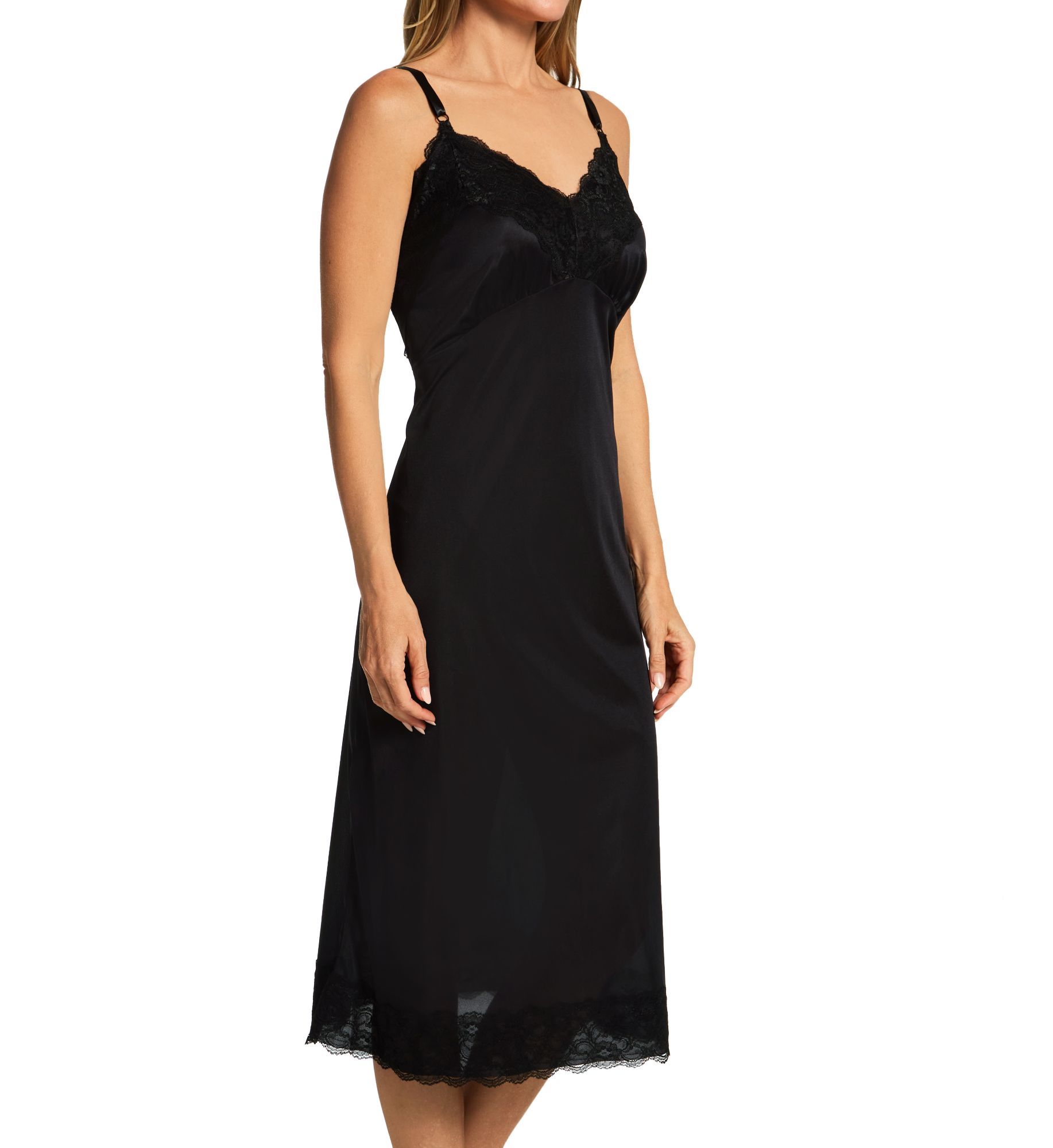 Shadowline Full Slip With Wide lace Black 34  - Image 1