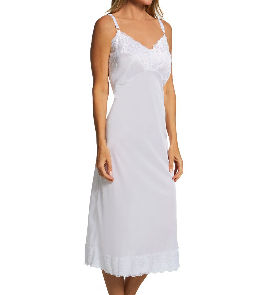 Shadowline Full Slip With Wide lace White 36  - Image 1