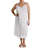 Shadowline Plus Size Full Slip with Wide Lace 1360X - Image 1