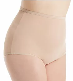 Plus Size Spandex Classics Brief Panty Nude 1X