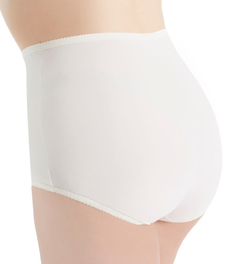 Shadowline Plus Size Spandex Classics Brief Panty Ivory 1X  - Image 2