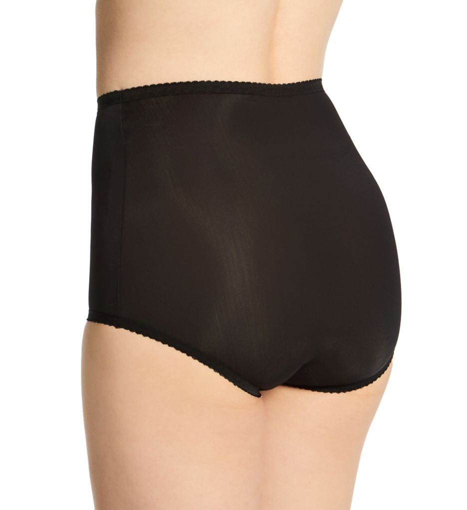 Shadowline Women's Panty Underwear Nylon Spandex Briefs 3 Pack