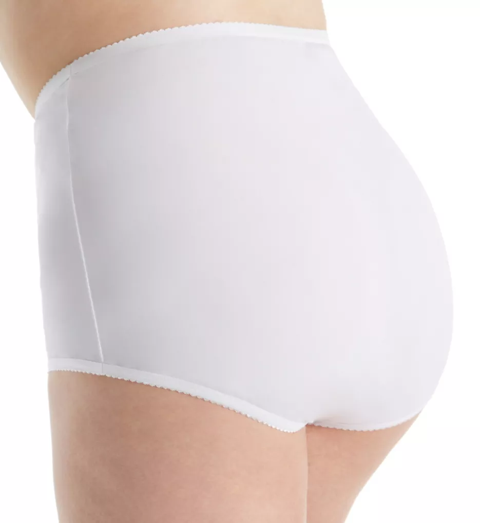 Women's Shadowline 11042 Nylon Classics Hipster Panty (White 7) 