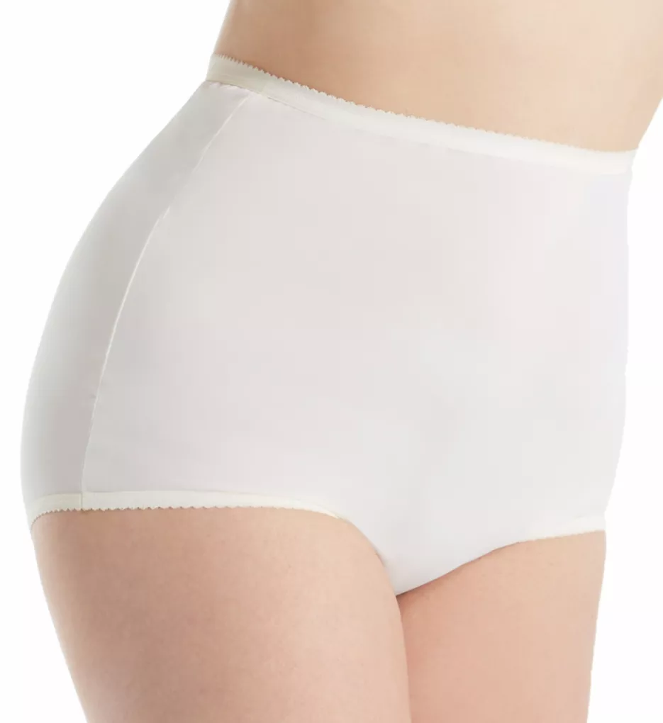 Plus Size Nylon Classics Full Brief Panty