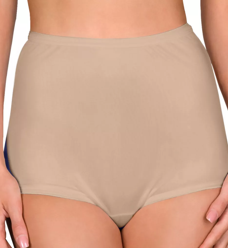 Hidden Elastic Nylon Classic Brief Panty Nude 5