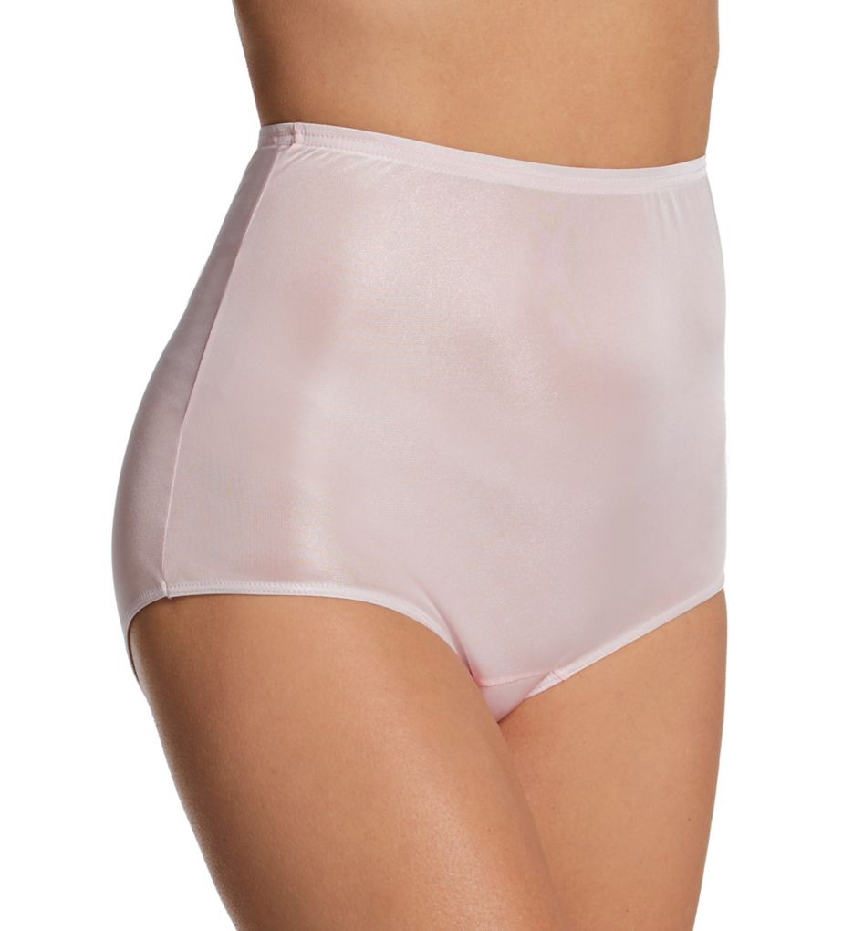 Women's Shadowline 11032 Nylon Hidden Elastic Hipster Panty (Navy 9)