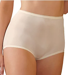Pants & Daywear Nylon Classic Brief Panty Ivory 5