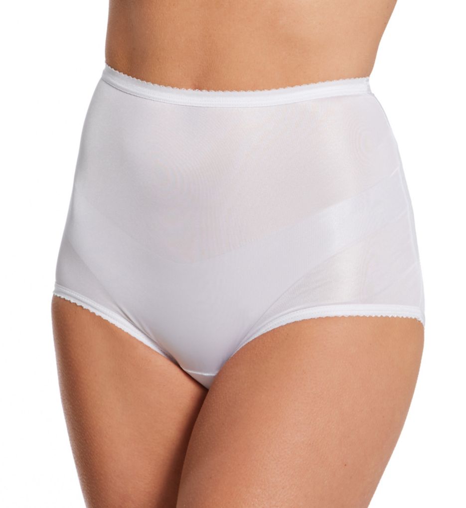 Shadowline (1295569) -- Shadowline 17042 Pants & Daywear Nylon Classic Brief Panty (White 7)