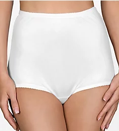 Pants & Daywear Nylon Classic Brief Panty White 5