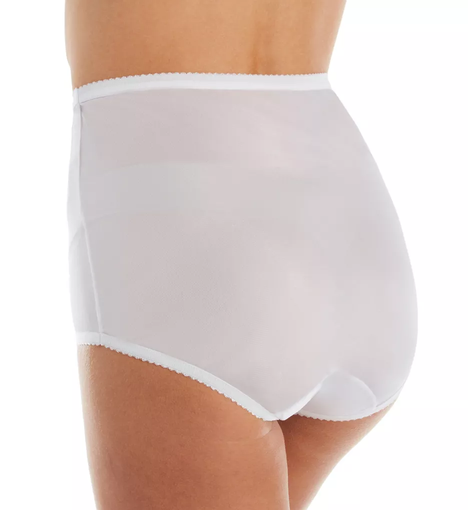 Pants & Daywear Nylon Classic Brief Panty White 5