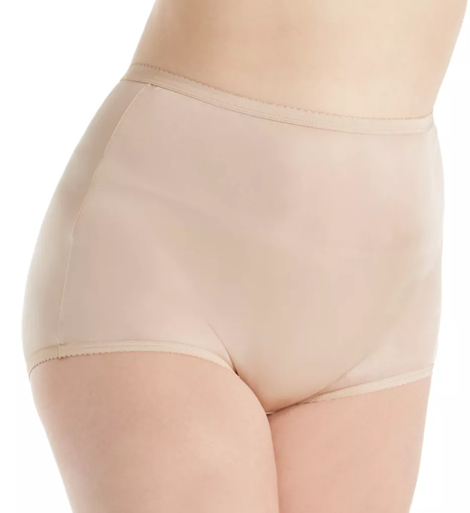 Plus Size Nylon Classic Brief Panty Nude 8