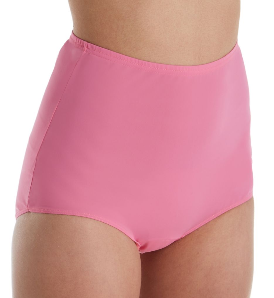 Women's Shadowline 17032 Hidden Elastic Nylon Classic Brief Panty