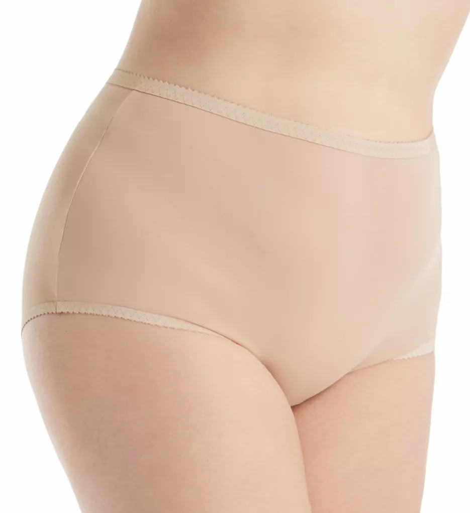 Plus Size Spandex Modern Brief Panty Nude 1X