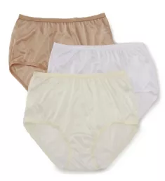 Nylon Modern Brief Panty - 3 Pack