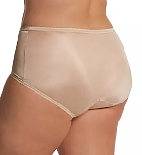 Plus Nylon Modern Brief Panty - 3 Pack