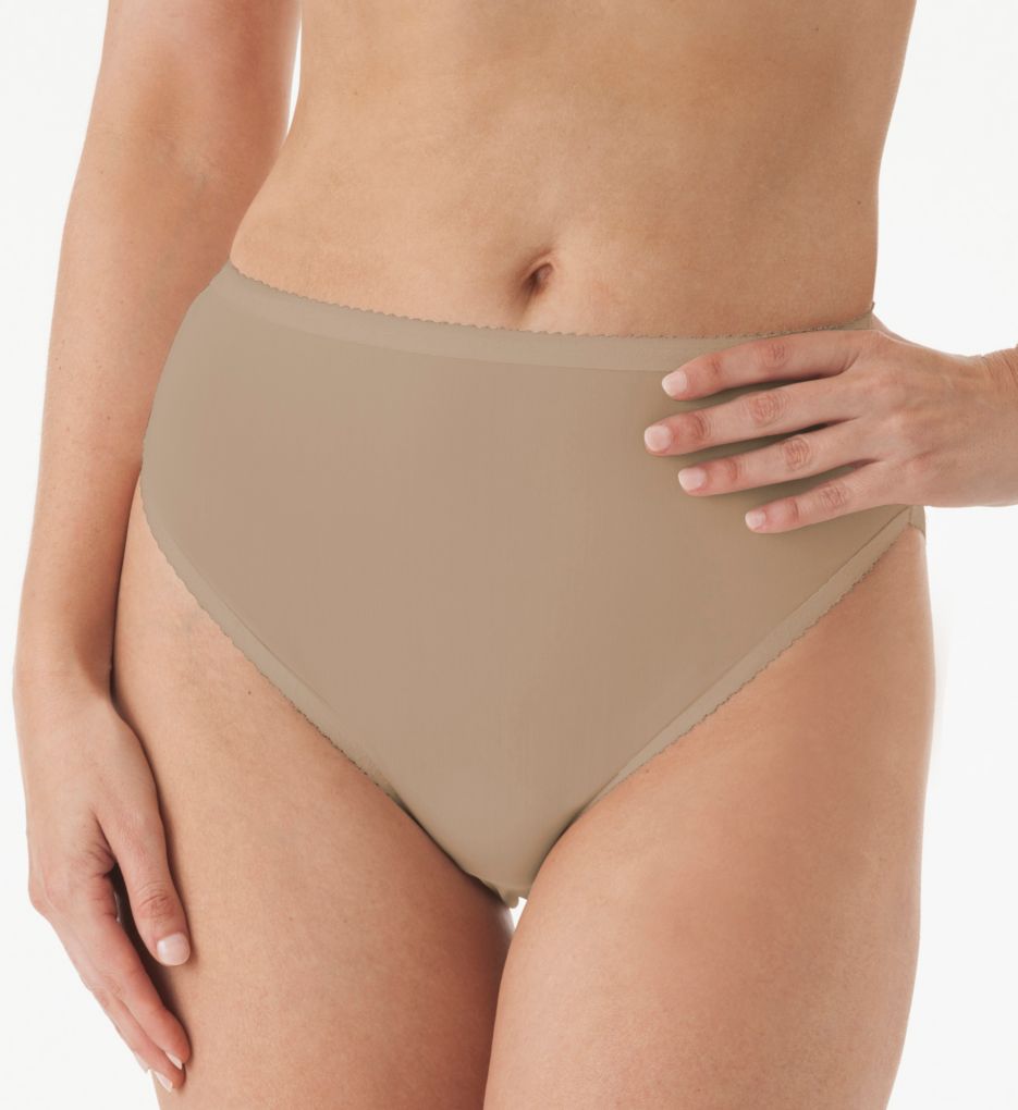 Shadowline (1672931): Shadowline 17805 Spandex Hi-Leg Brief Panty (Nude L)