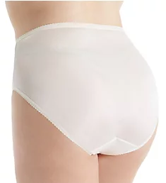 Plus Size Nylon Hi-Leg Brief Panty
