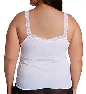 Plus Daywear Lace Camisole White 44