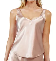 Satin Essentials Wide Strap 23 Inch Camisole Blush S