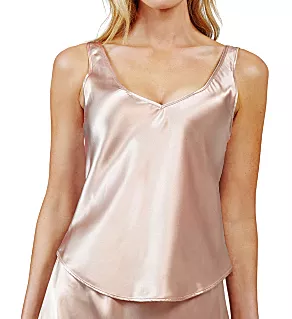 Satin Essentials Wide Strap 23 Inch Camisole Blush S