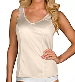 Princess Wide Strap Camisole Beige 32