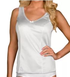 Princess Wide Strap Camisole White 34