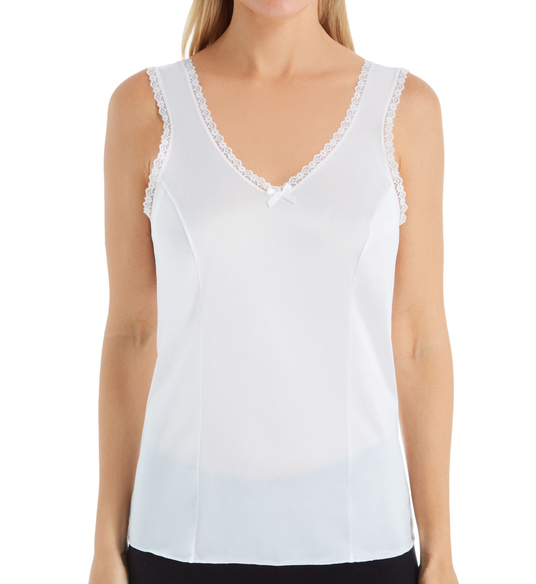 Shadowline Princess Wide Strap Camisole White 34  - Image 1