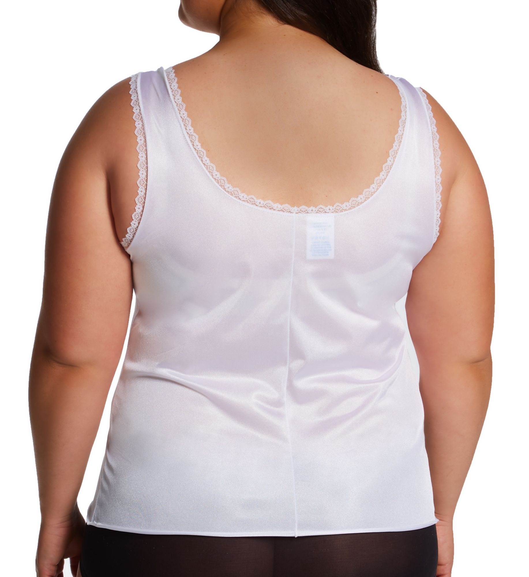 Shadowline Plus Princess Wide Strap Camisole White 44  - Image 2