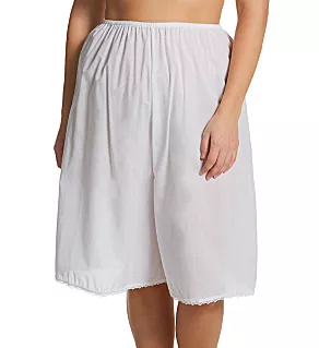 Plus Size Batiste Culottes White 4X