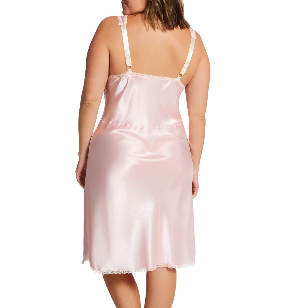 Plus size satin clearance slip