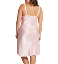 Plus Size Rochelle Satin Full Slip Blush 1X