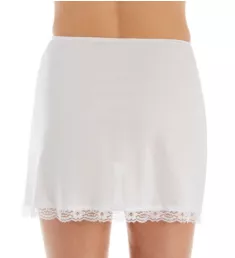 Nylon Essentials 15 Inch Half Slip White S