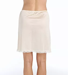 Nylon Essentials 19 Inch Half Slip Beige S
