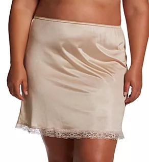 Plus Nylon Essentials 19 Inch Half Slip Nude 1X