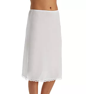 Essentials 25 Inch Half Slip White S