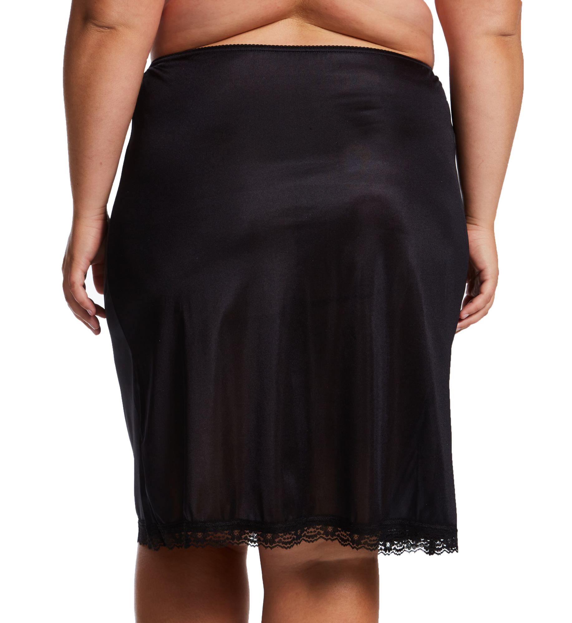 Shadowline Plus Essentials 25 Inch Half Slip Black 2X  - Image 2