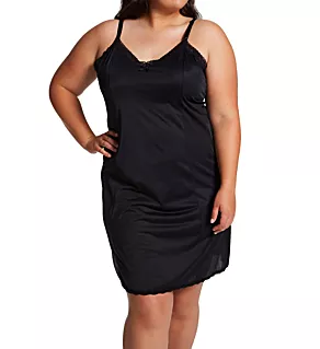 Plus Adjustable Strap 25 Inch Daywear Full Slip Black 44