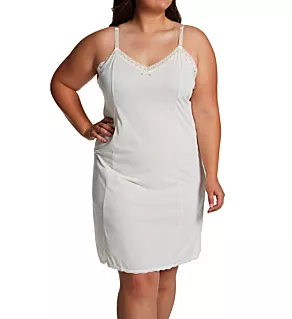 Plus Adjustable Strap 25 Inch Daywear Full Slip Ivory 44