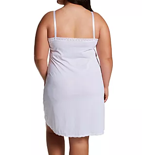 Plus Adjustable Strap 25 Inch Daywear Full Slip White 44