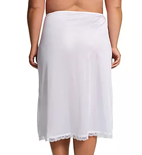 Plus Essentials 31 Inch Half Slip White 1X