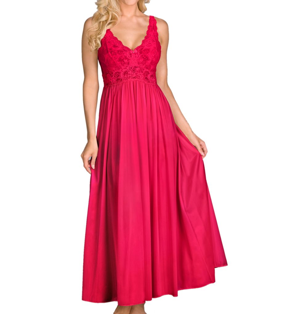 Shadowline 31737 Silhouette 53 Inch Gown (Red S)