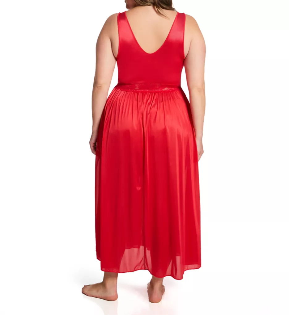 Plus Silhouette 53 Inch Gown Red 2X