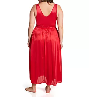 Plus Silhouette 53 Inch Gown Red 1X