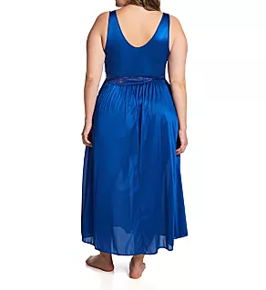 Plus Silhouette 53 Inch Gown Navy 1X