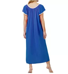 Cameo Nylon Tricot Short Sleeve Long Gown