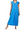 Shadowline Rosebud Nylon Tricot Short Sleeve 53 Inch Gown