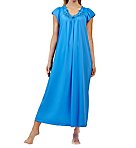 Rosebud Nylon Tricot Short Sleeve 53 Inch Gown